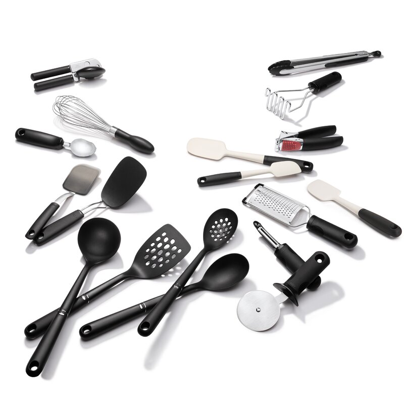 oxo silicone utensil set